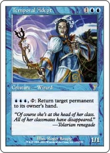 【ENG】【Foil】《時間の名人/Temporal Adept》[7ED]