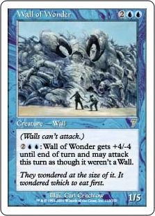【ENG】【Foil】《驚きの壁/Wall of Wonder》[7ED]