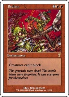 【ENG】【Foil】《精神異常/Bedlam》[7ED]