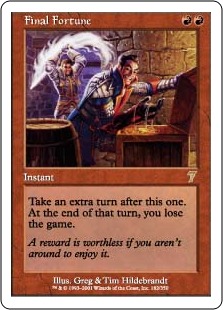 【ENG】【Foil】《最後の賭け/Final Fortune》[7ED]
