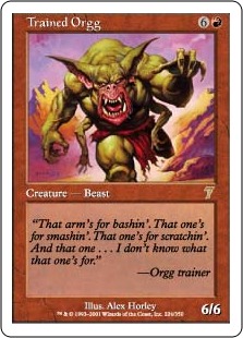 【ENG】【Foil】《訓練されたオーグ/Trained Orgg》[7ED]