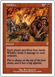 【ENG】【Foil】《燎原の火/Wildfire》[7ED]