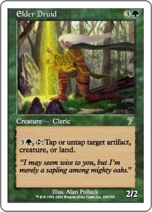 【ENG】【Foil】《上座ドルイド/Elder Druid》[7ED]