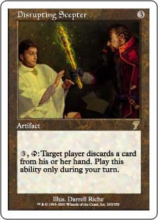 【ENG】【Foil】《破裂の王笏/Disrupting Scepter》[7ED]