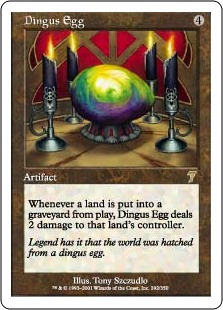 【ENG】【Foil】《不明の卵/Dingus Egg》[7ED]