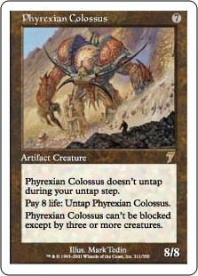 【ENG】《ファイレクシアの巨像/Phyrexian Colossus》[7ED]