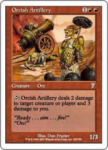 【ENG】【Foil】《オーク弩弓隊/Orcish Artillery》[7ED]