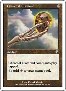 【ENG】【Foil】《炭色のダイアモンド/Charcoal Diamond》[7ED]