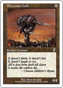 【ENG】【Foil】《ファイレクシアの大男/Phyrexian Hulk》[7ED]