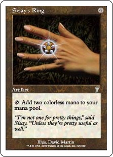 【ENG】【Foil】《シッセイの指輪/Sisay's Ring》[7ED]