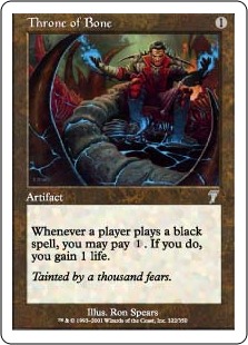 【ENG】【Foil】《骨の玉座/Throne of Bone》[7ED]