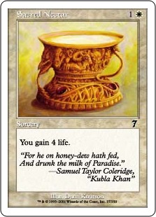 【ENG】【Foil】《聖なる蜜/Sacred Nectar》[7ED]