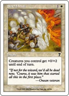 【ENG】【Foil】《盾の壁/Shield Wall》[7ED]