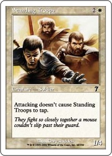 【ENG】【Foil】《常備軍/Standing Troops》[7ED]