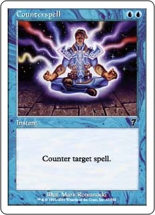 【ENG】【Foil】《対抗呪文/Counterspell》[7ED]