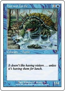 【ENG】【Foil】《角海亀/Horned Turtle》[7ED]