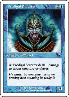 【ENG】【Foil】《放蕩魔術師/Prodigal Sorcerer》[7ED]