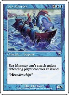 【ENG】【Foil】《シー・モンスター/Sea Monster》[7ED]