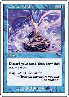 【ENG】【Foil】《トレイリアの風/Tolarian Winds》[7ED]