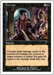 【ENG】【Foil】《堕落/Corrupt》[7ED]