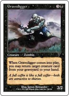 【ENG】【Foil】《グレイブディガー/Gravedigger》[7ED]