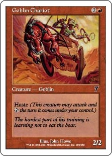 【ENG】【Foil】《ゴブリンの戦車/Goblin Chariot》[7ED]