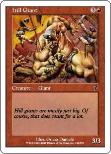 【ENG】【Foil】《丘巨人/Hill Giant》[7ED]