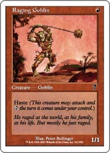 【ENG】【Foil】《怒り狂うゴブリン/Raging Goblin》[7ED]