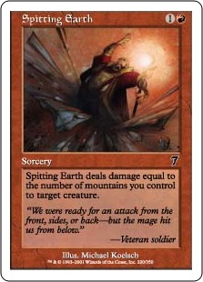 【ENG】【Foil】《大地の飛礫/Spitting Earth》[7ED]