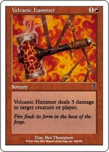 【ENG】【Foil】《火山の鎚/Volcanic Hammer》[7ED]