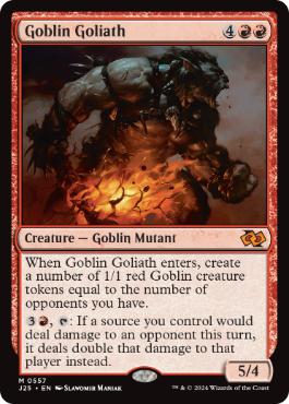 【ENG】《ゴブリンの大巨人/Goblin Goliath》[J25]