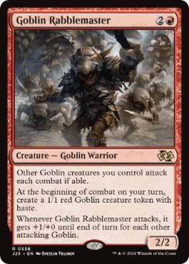 【ENG】《ゴブリンの熟練扇動者/Goblin Rabblemaster》[J25]