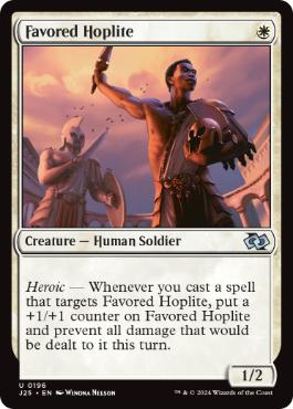 【ENG】《恩寵の重装歩兵/Favored Hoplite》[J25]