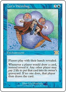 【ENG】《ズアーの運命支配/Zur's Weirding》[6ED]
