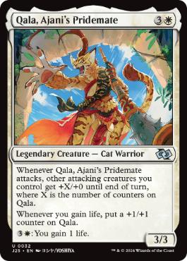 【ENG】《アジャニの群れ仲間、カラ/Qala, Ajani's Pridemate》[J25]