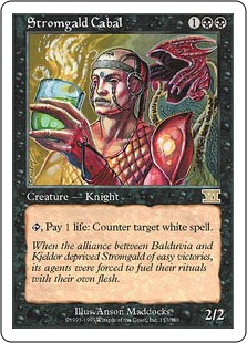【ENG】《ストロームガルドの陰謀団/Stromgald Cabal》[6ED]
