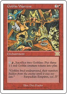 【ENG】《ゴブリンの巣穴/Goblin Warrens》[6ED]