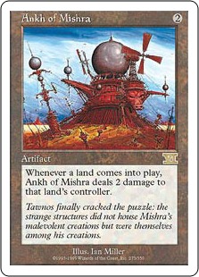 【ENG】《ミシュラのアンク/Ankh of Mishra》[6ED]