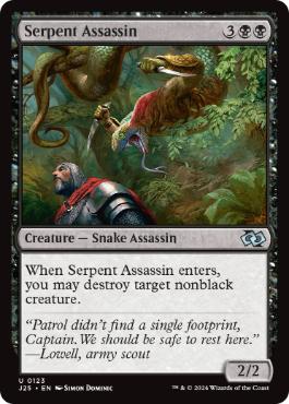 【ENG】《蛇人間の暗殺者/Serpent Assassin》[J25]