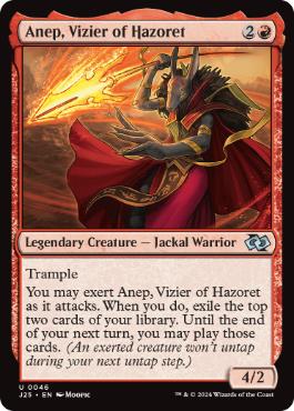 【ENG】《ハゾレトの侍臣、アネプ/Anep, Vizier of Hazoret》[J25]