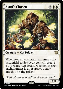 【ENG】《アジャニに選ばれし者/Ajani's Chosen》[WOC]