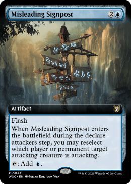 【ENG】■拡張アート■《紛らわしい道標/Misleading Signpost》[WOC]