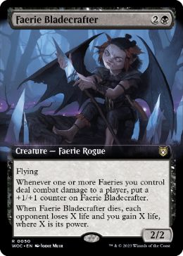 【ENG】■拡張アート■《フェアリーの刃造り/Faerie Bladecrafter》[WOC]