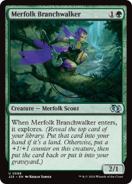 【ENG】《マーフォークの枝渡り/Merfolk Branchwalker》[J25]