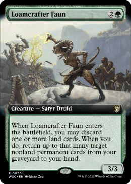 【ENG】■拡張アート■《壌土造りのフォーン/Loamcrafter Faun》[WOC]