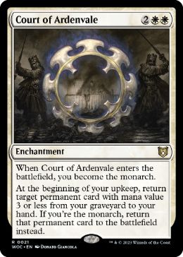 【ENG】【Foil】《アーデンベイルの宮廷/Court of Ardenvale》[WOC]