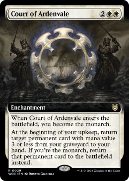 【ENG】【Foil】■拡張アート■《アーデンベイルの宮廷/Court of Ardenvale》[WOC]