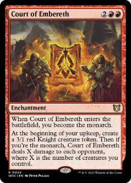 【ENG】【Foil】《エンバレスの宮廷/Court of Embereth》[WOC]