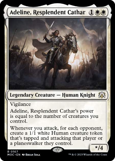 【ENG】《輝かしい聖戦士、エーデリン/Adeline, Resplendent Cathar》[MOC]