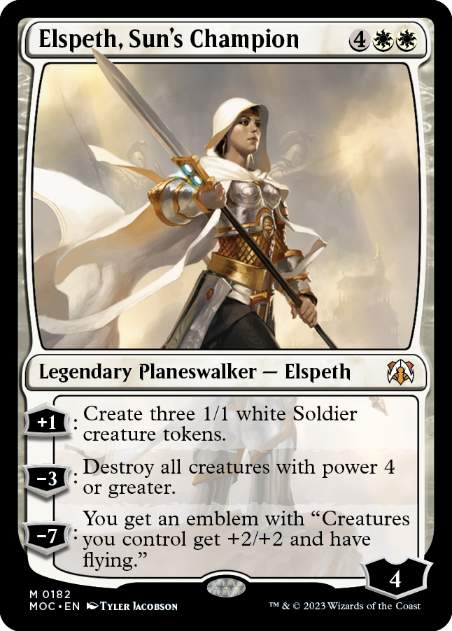 【ENG】《太陽の勇者、エルズペス/Elspeth, Sun's Champion》[MOC]